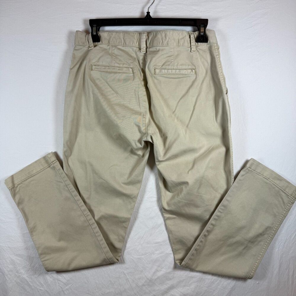 GAP Khaki Chino Pants Straight Leg Stretch Size 0 - Picture 2 of 8